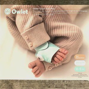 Owlet Smart Sock 3 Plus with Smart Sock Extension Pack (up to 5 years-old)